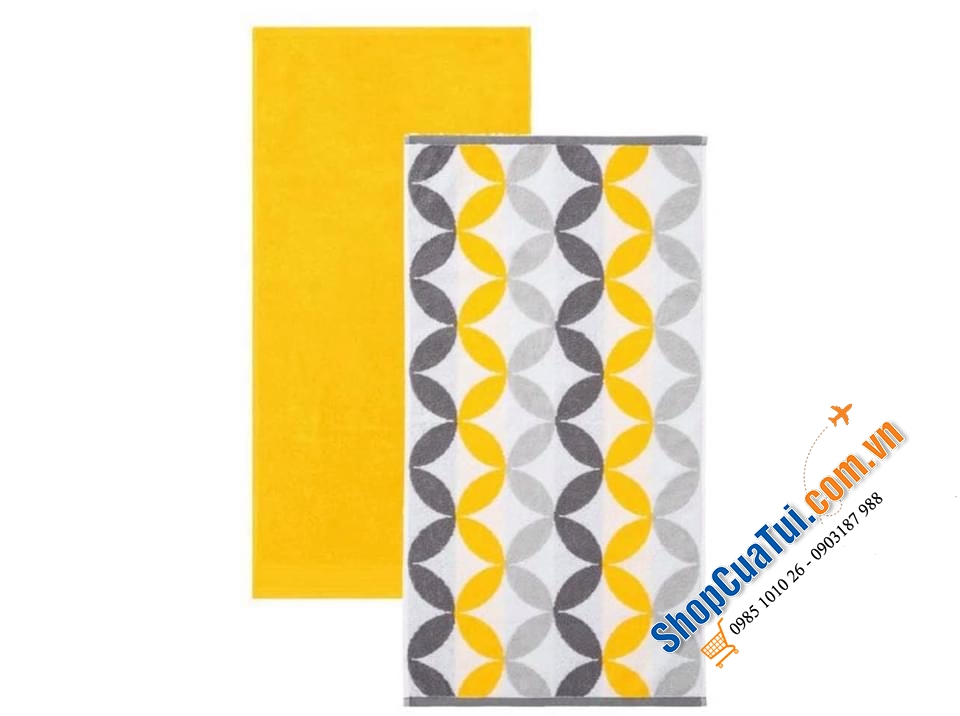 Sét 2 khăn tắm bông nội địa Đức.