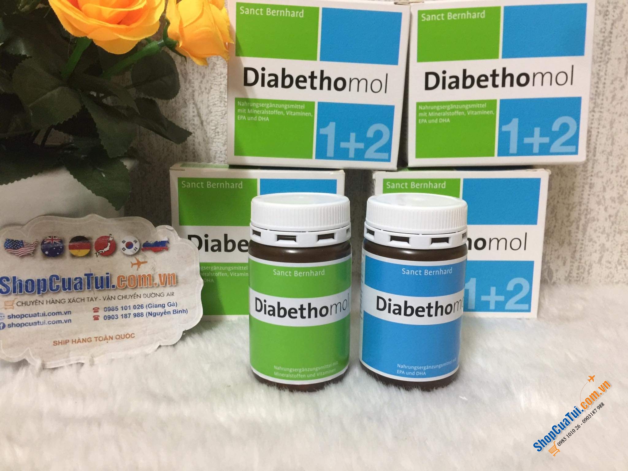 Diabethomol: Giảm Nguy Cơ Biến Chứng Tiểu Đường rất tốt của Đức.