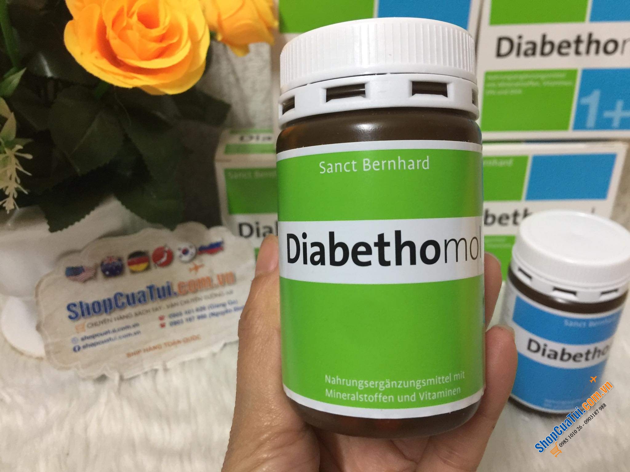 Diabethomol: Giảm Nguy Cơ Biến Chứng Tiểu Đường rất tốt của Đức.
