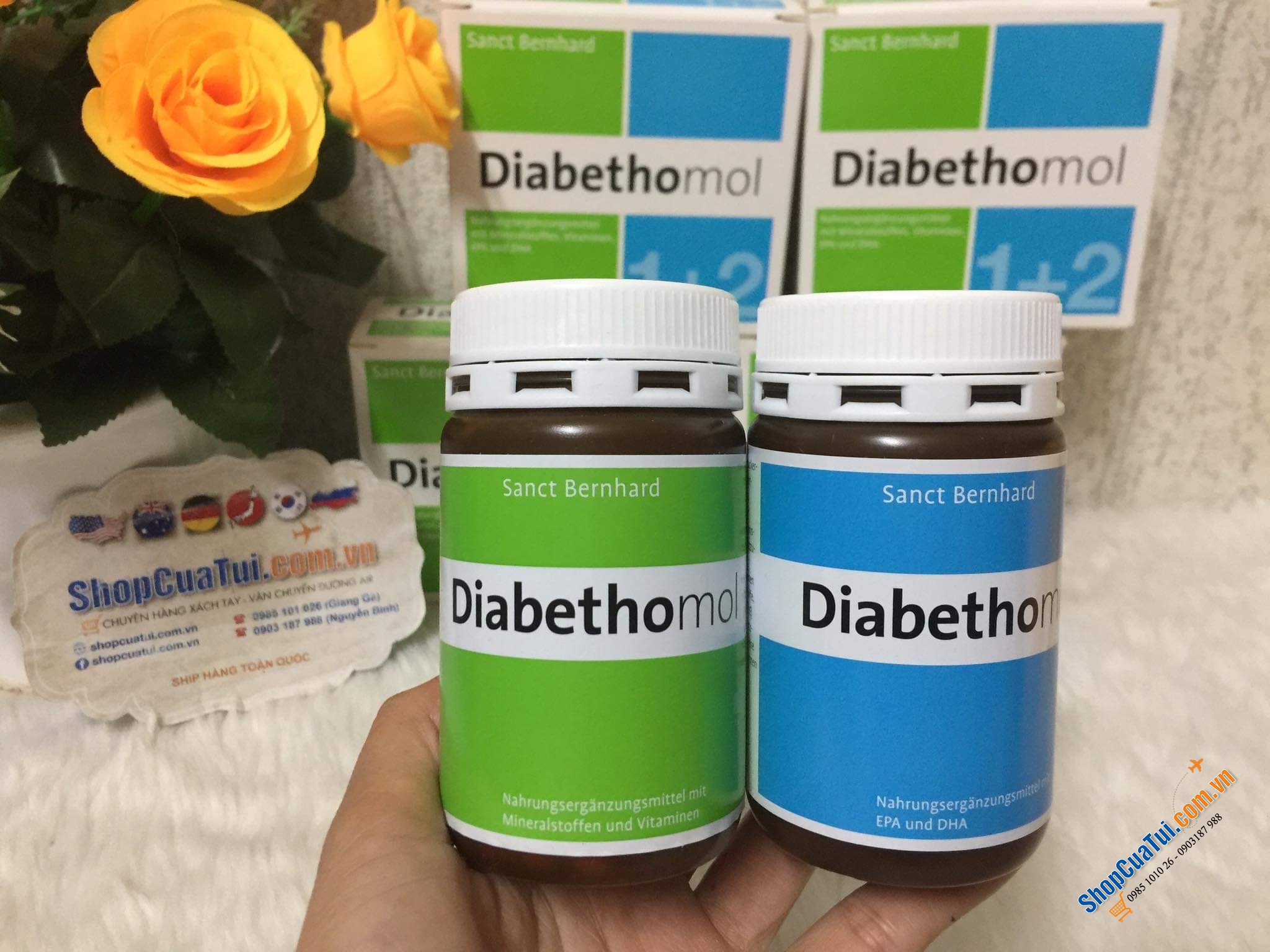 Diabethomol: Giảm Nguy Cơ Biến Chứng Tiểu Đường rất tốt của Đức.
