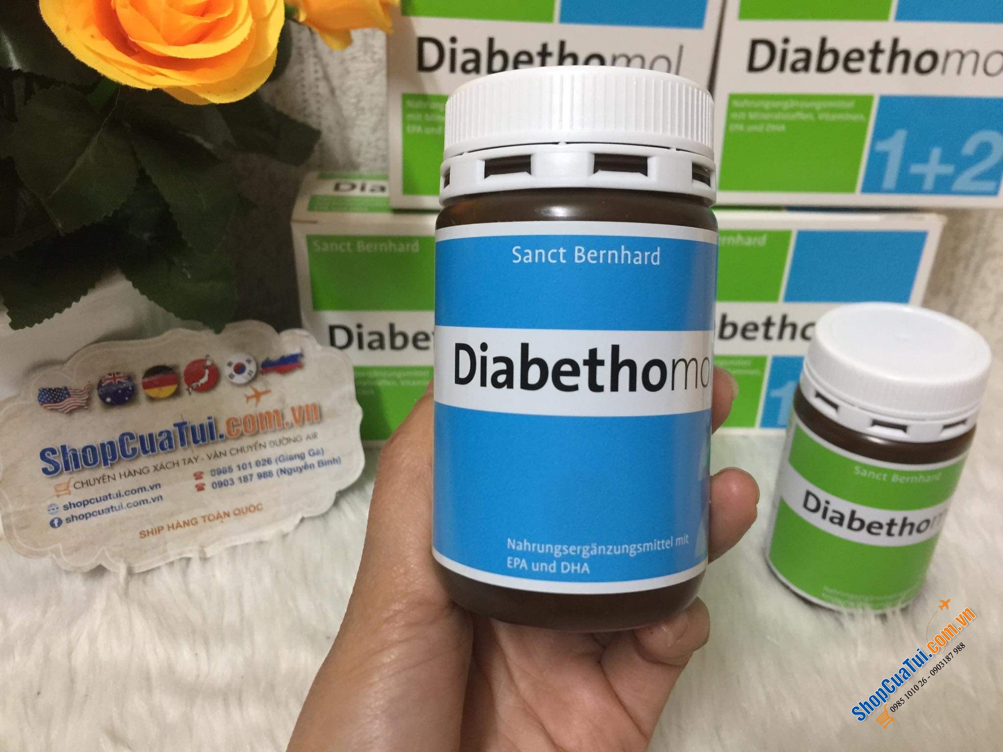 Diabethomol: Giảm Nguy Cơ Biến Chứng Tiểu Đường rất tốt của Đức.