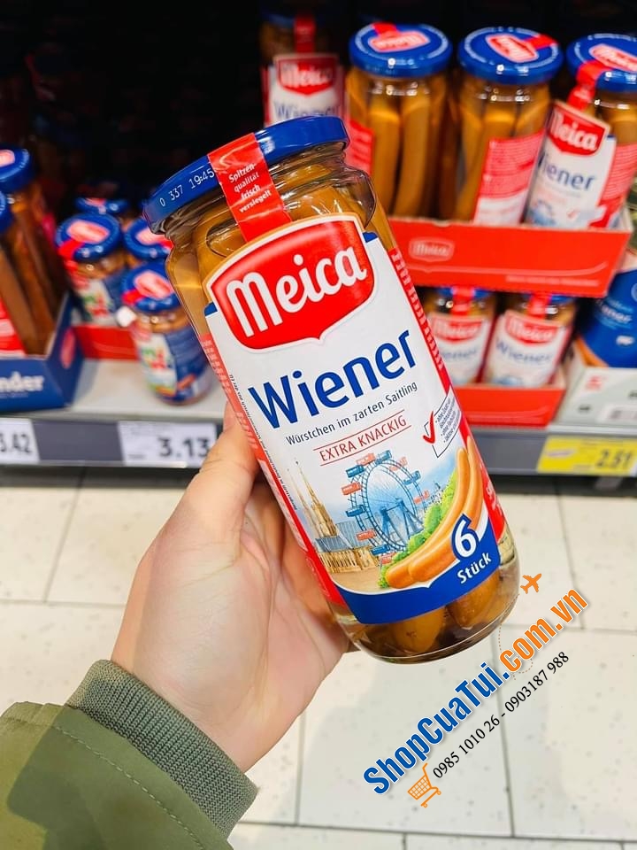 XÚC XÍCH TƯƠI MEICA dạng Weiner