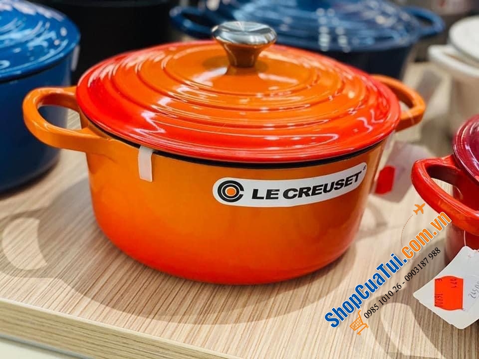 NỒI Le Creuset 24cm - Màu xanh ( Caribbean Teal)