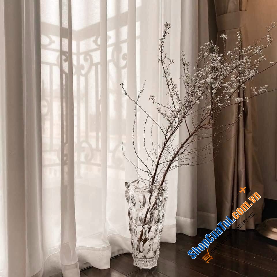 Đỉnh cao của sa hoa pha lê: Lọ hoa Bohemia Samba 30,5cm(biếu hoặc tân gia quá xịn sò)