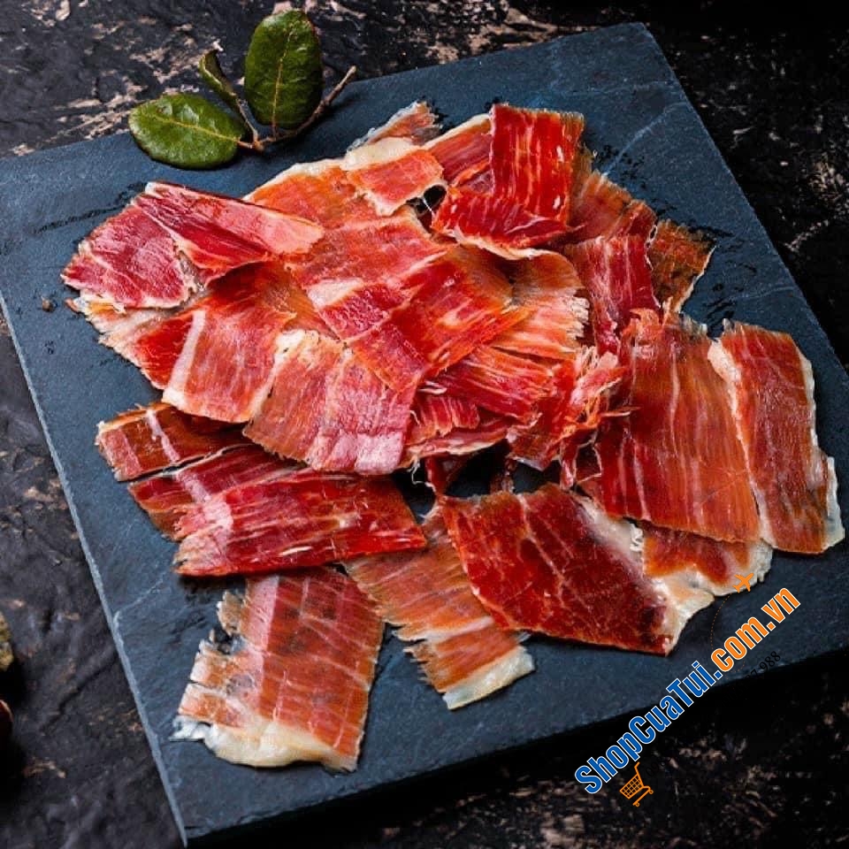 ĐÙI HEO MUỐI Jamon Serrano Espana Tây Ban Nha (Loại hợp khẩu vị VN) - 4,5kg đến 5kg nguyên chiếc đùi lợn trắng