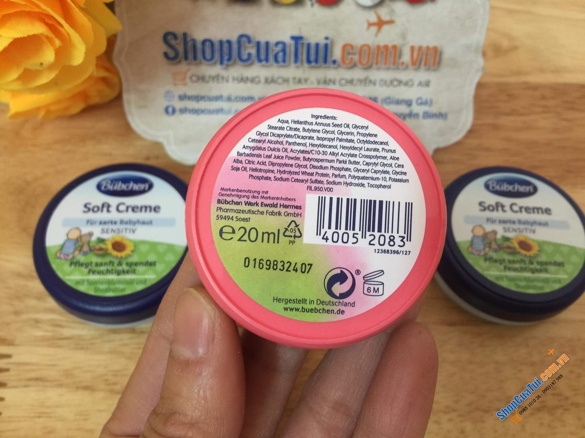 Kem nẻ Bubchen dòng mini (20ml)