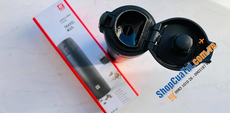 BÌNH GIỮ NHIỆT ZWILLING THERMO VỚI NẮP MỞ TỰ ĐỘNG CẢI TIẾN MỚI NHẤT - Bình giữ nhiệt 450ML