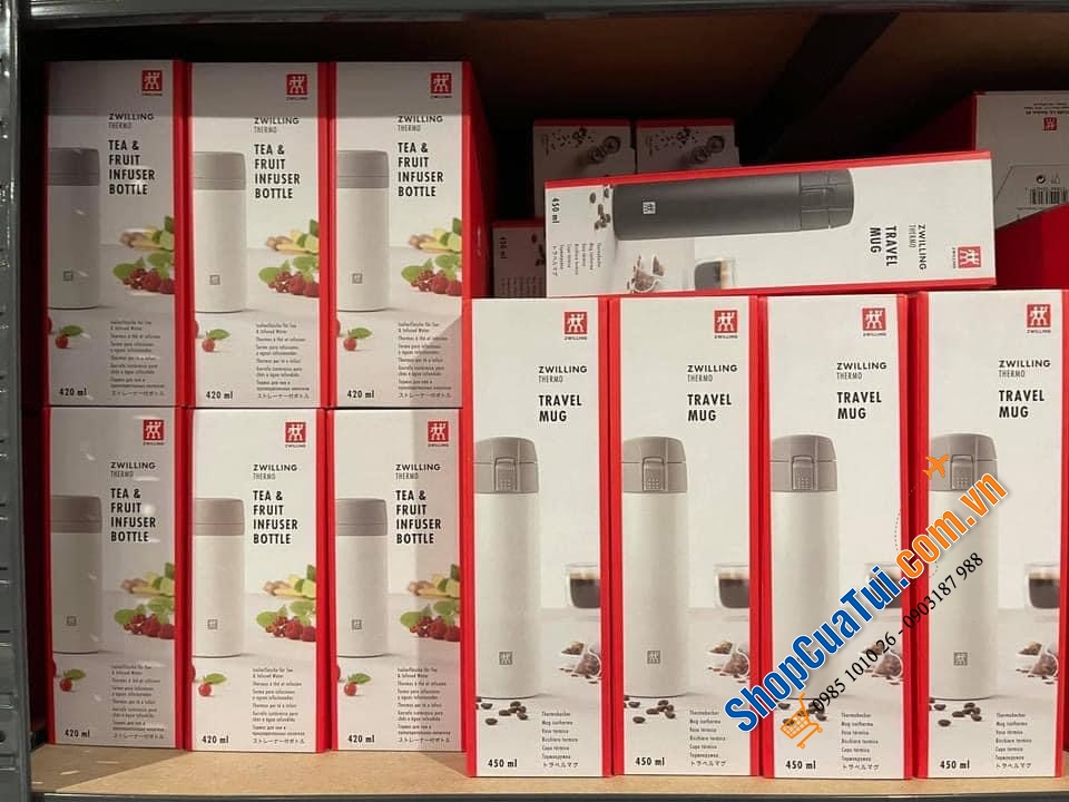 BÌNH GIỮ NHIỆT ZWILLING THERMO VỚI NẮP MỞ TỰ ĐỘNG CẢI TIẾN MỚI NHẤT - Bình giữ nhiệt 450ML