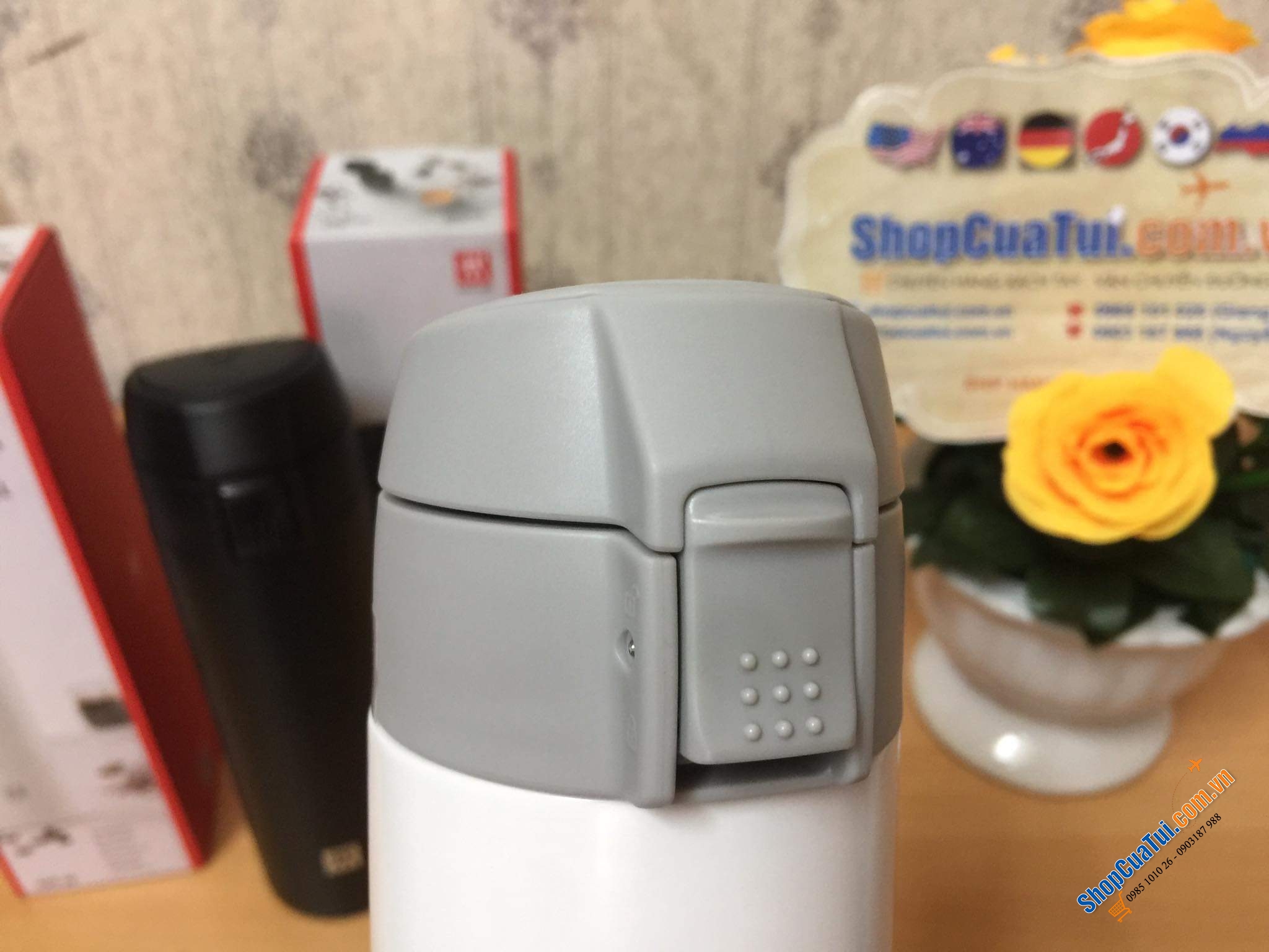 BÌNH GIỮ NHIỆT ZWILLING THERMO VỚI NẮP MỞ TỰ ĐỘNG CẢI TIẾN MỚI NHẤT - Bình giữ nhiệt 450ML