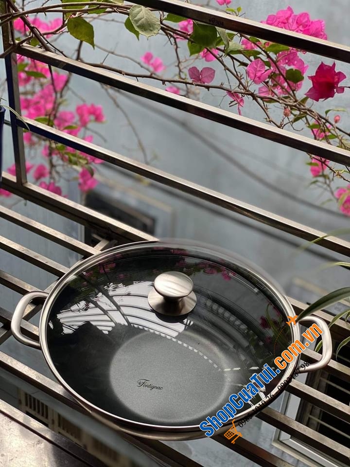 CHẢO XÀO TO CHỐNG DÍNH KÈM VUNG FONTIGNAC THUỘC ZWILLING 32 CM.