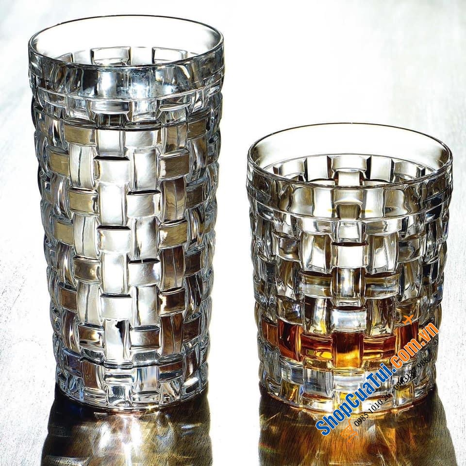 BỘ 18 CỐC PHA LÊ NACHTMANN BOSSA NOVA TUMBLER - DÒNG CẤP PHA LÊ CAO CẤP NHẤT CỦA NHÀ NACHMANN- made in Germany. Các size: 245ml, 295ml, 375ml