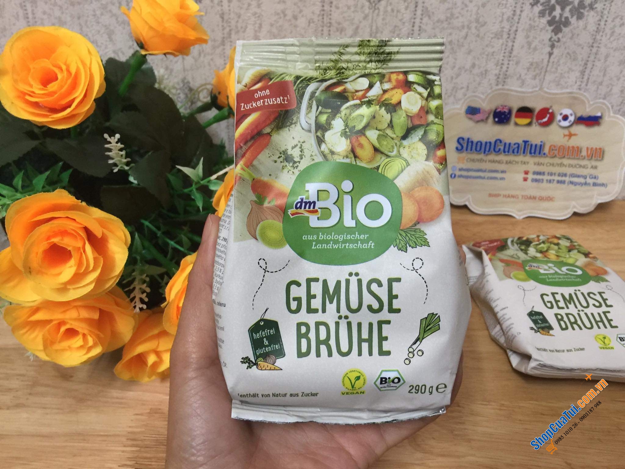 HẠT NÊM RAU CỦ QUẢ ORGANIC DM BIO  290g