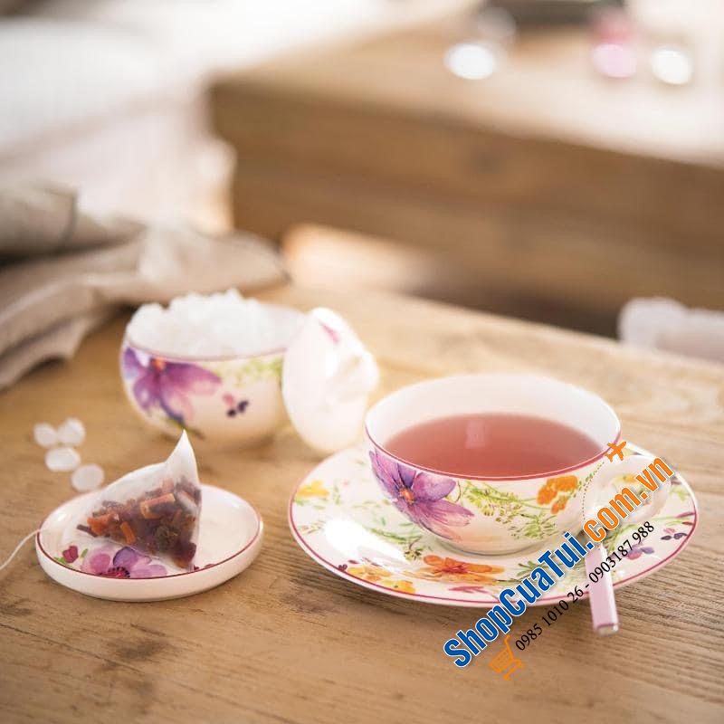 BỘ ẤM CHÉN VILLEROY BOCH MARIEFLEUR - MADE IN GERMANY.