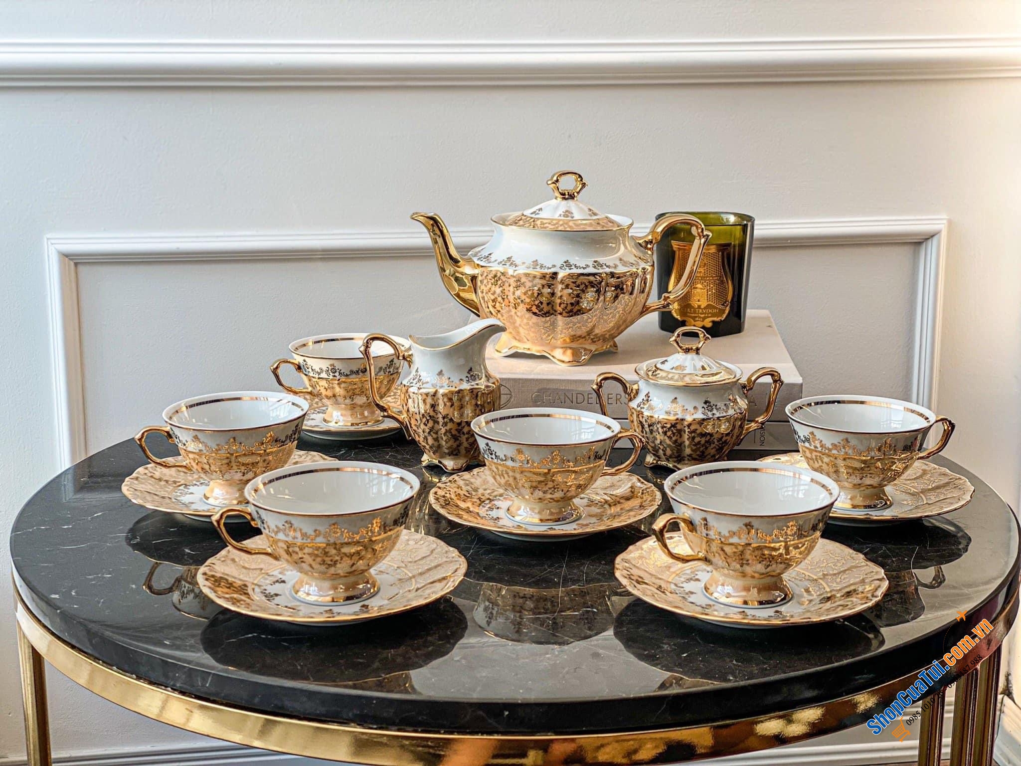 BỘ ẤM CHÉN VILLEROY BOCH MARIEFLEUR - MADE IN GERMANY.