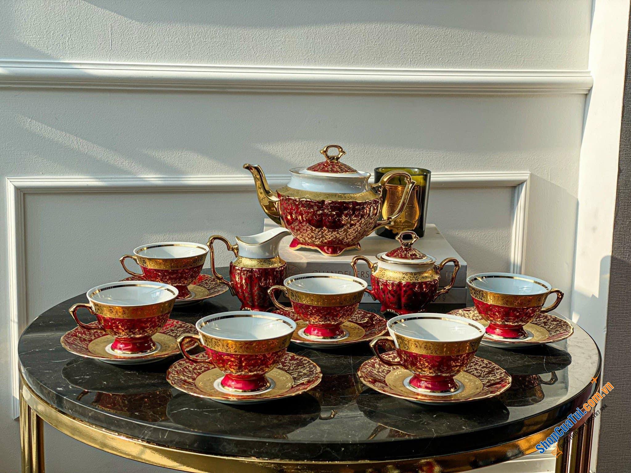 BỘ ẤM CHÉN VILLEROY BOCH MARIEFLEUR - MADE IN GERMANY.