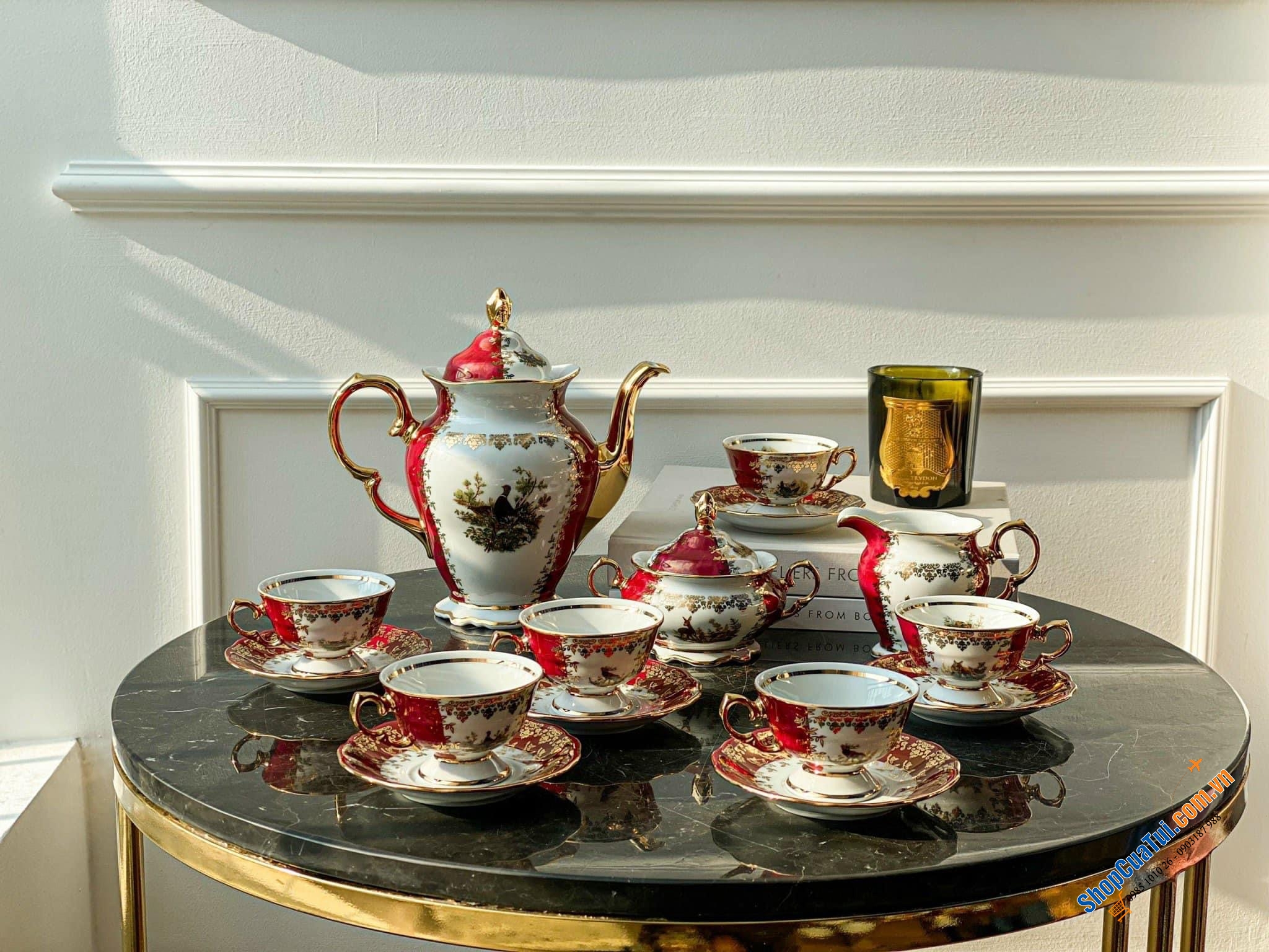 BỘ ẤM CHÉN VILLEROY BOCH MARIEFLEUR - MADE IN GERMANY.