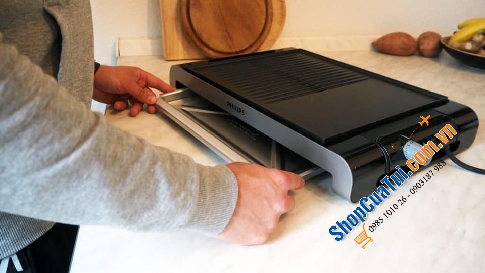 VỈ NƯỚNG ĐỂ BÀN PHILIPS HD 4419.