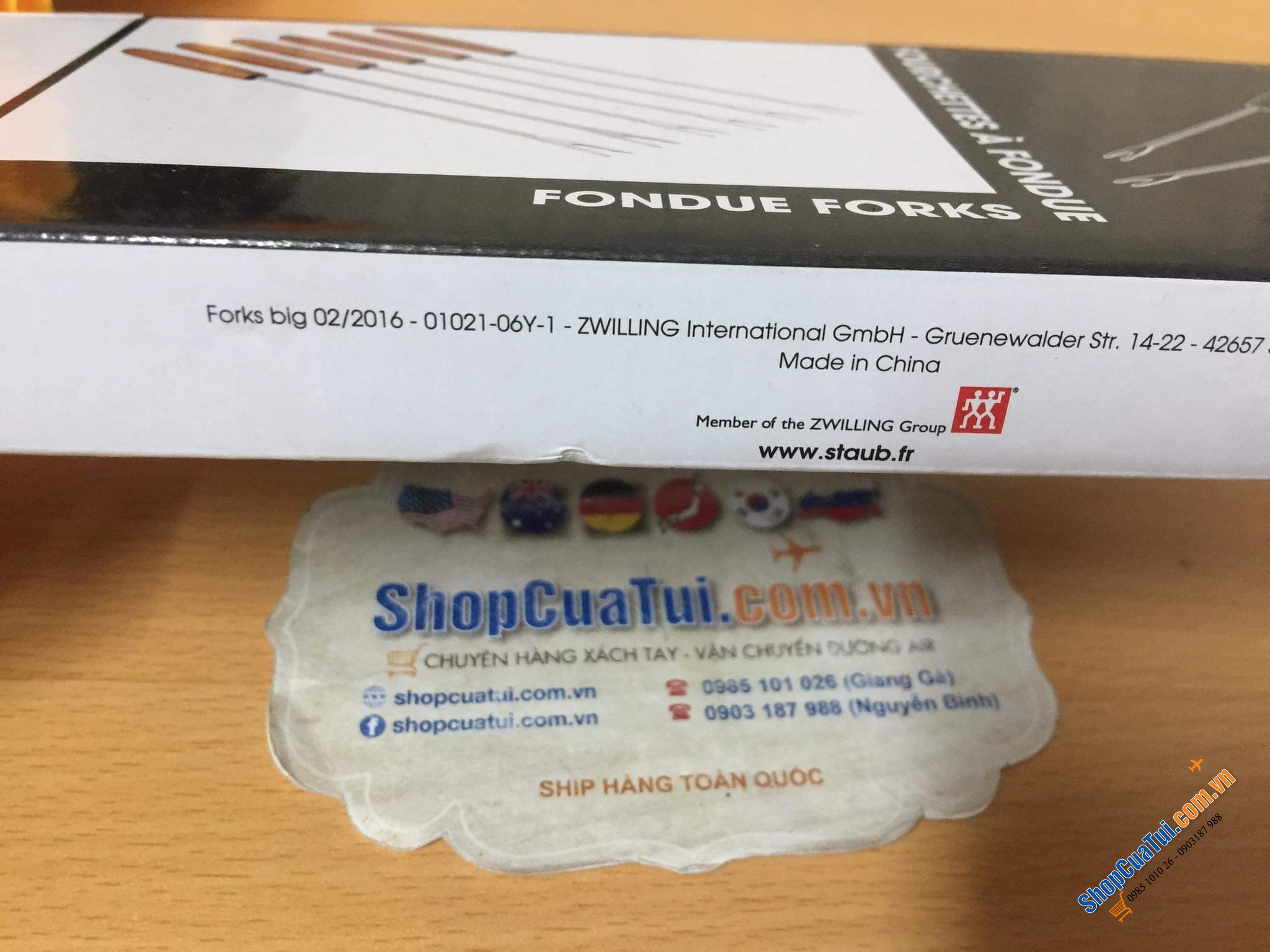 SET 6 DĨA ĂN LẨU NƯỚNG FONDUE STAUB