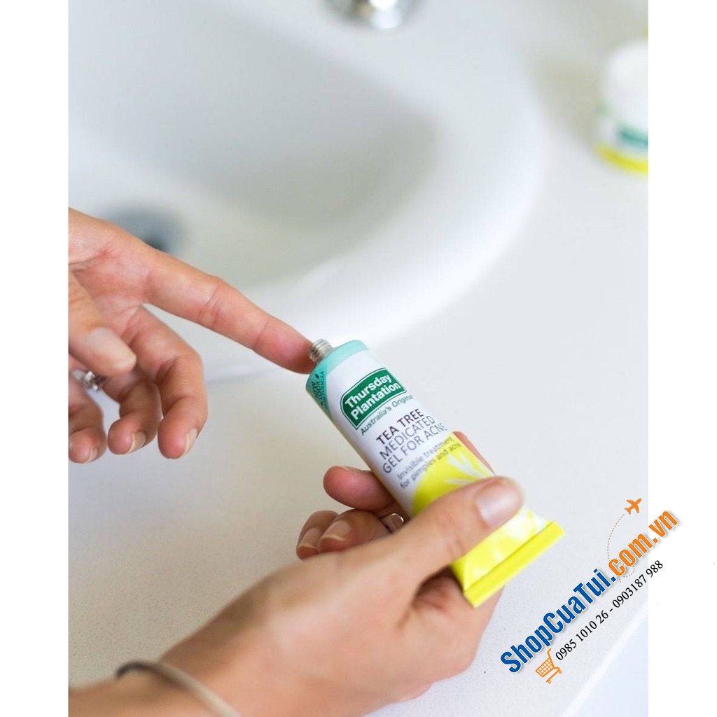 Gel chấm trị mụn tràm trà THURSDAY PLANTATION Tea Tree Medicated Gel For Acne 25 g