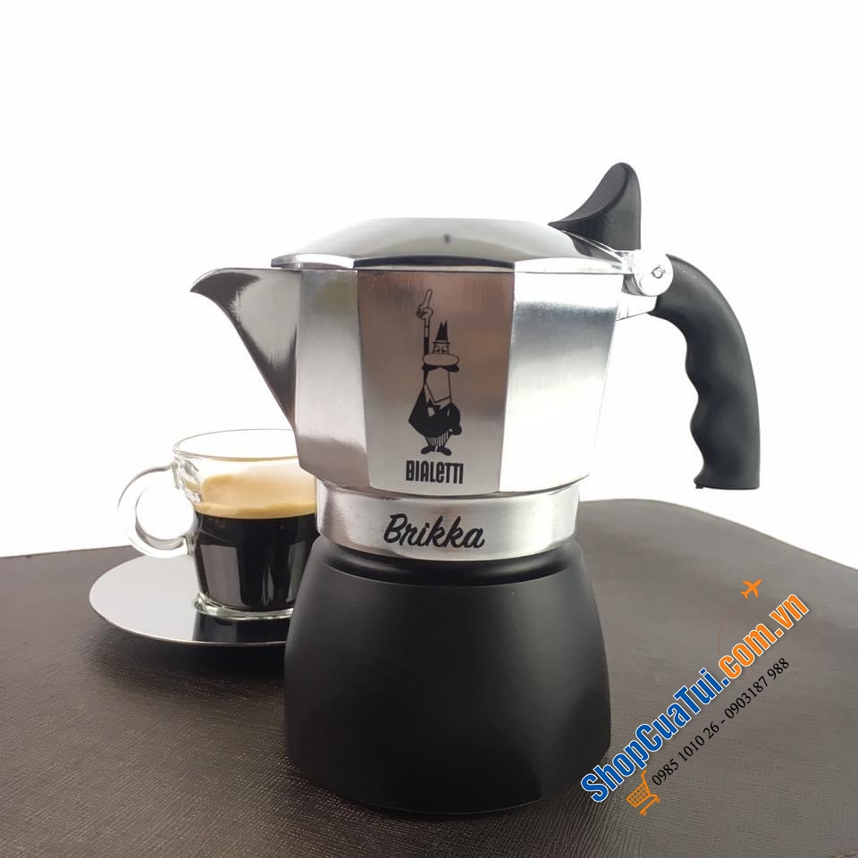 ẤM PHA CÀ PHÊ  BIALETTI BRIKKA (4 CUPS)