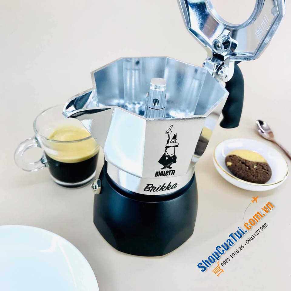 ẤM PHA CÀ PHÊ  BIALETTI BRIKKA (4 CUPS)