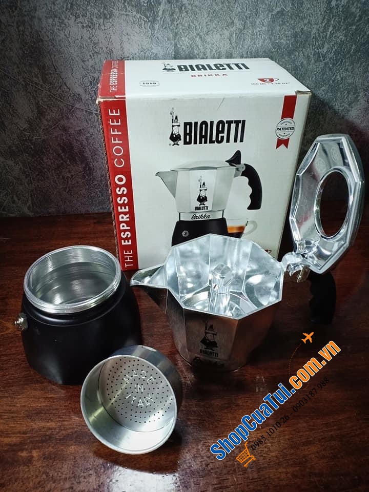 ẤM PHA CÀ PHÊ  BIALETTI BRIKKA (4 CUPS)