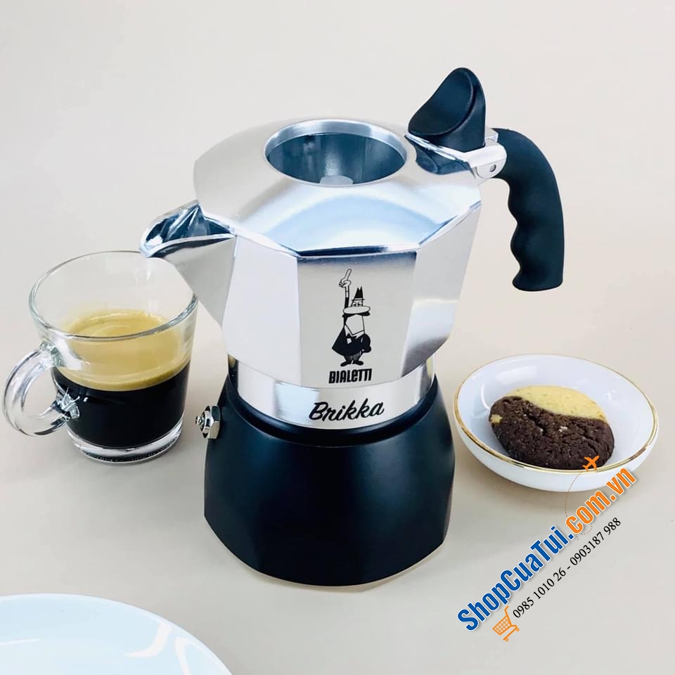 ẤM PHA CÀ PHÊ  BIALETTI BRIKKA (4 CUPS)