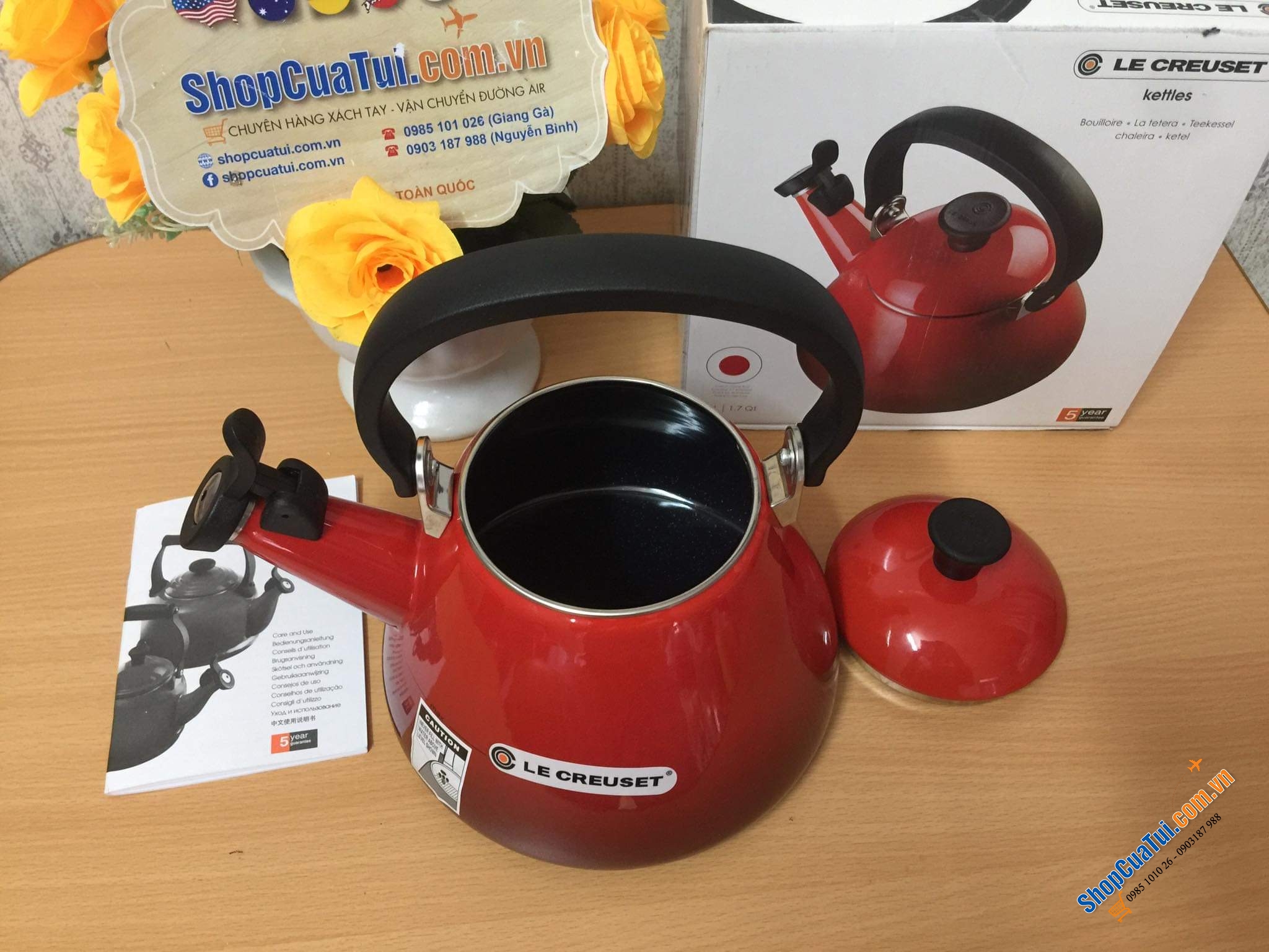 Ấm Đun Nước Le Creuset KONE 1,6 lit.