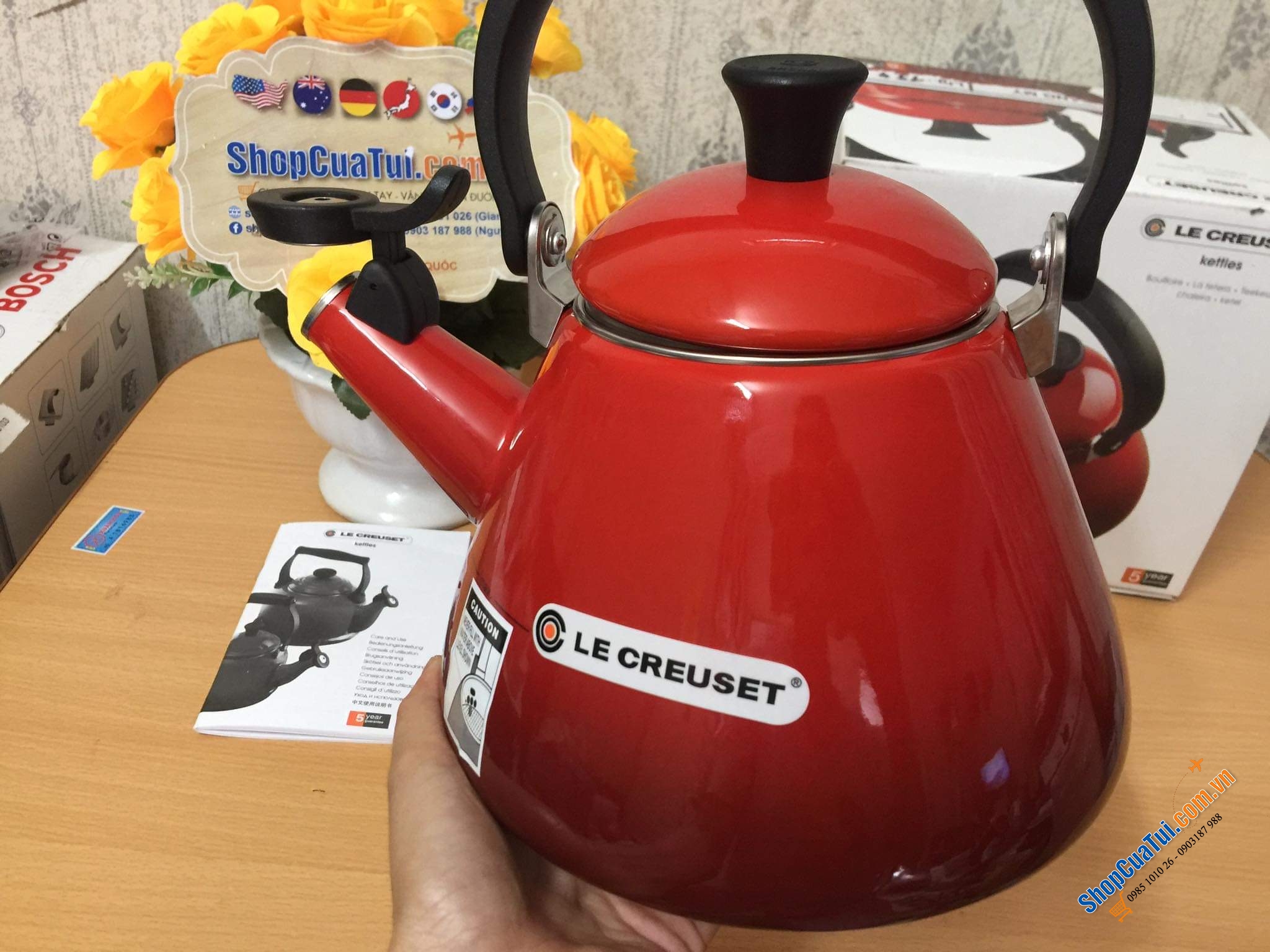 Ấm Đun Nước Le Creuset KONE 1,6 lit.