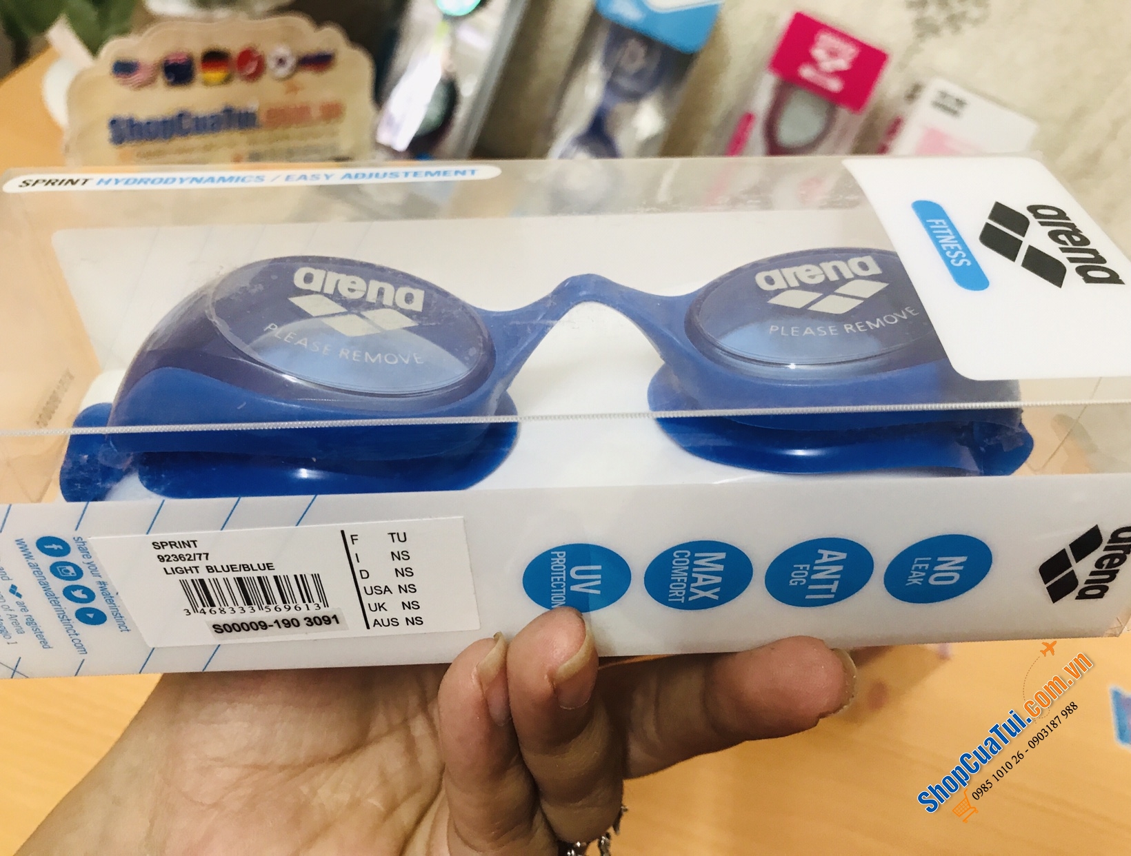 KÍNH BƠI THIẾU NIÊN ARENA CHỐNG TIA UV (cho bé 6 - 13 tuổi).