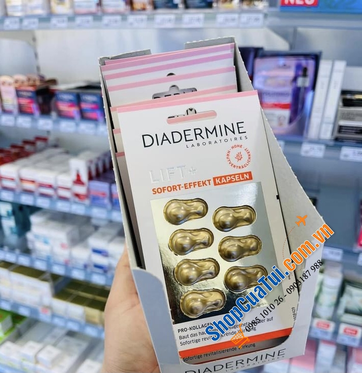 Collagen tươi Diadermine tái tạo làn da trong vòng 7 ngày.