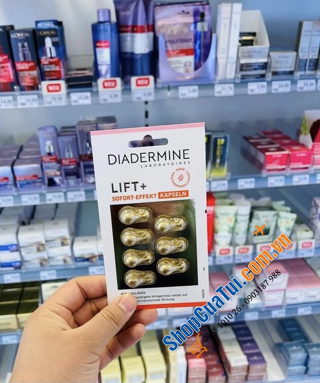 Collagen tươi Diadermine tái tạo làn da trong vòng 7 ngày.