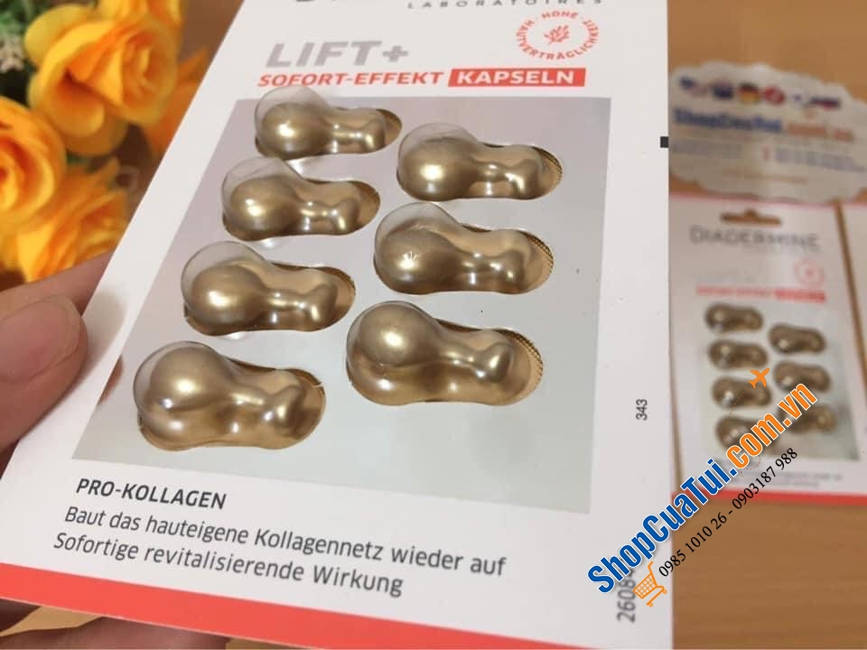 Collagen tươi Diadermine tái tạo làn da trong vòng 7 ngày.