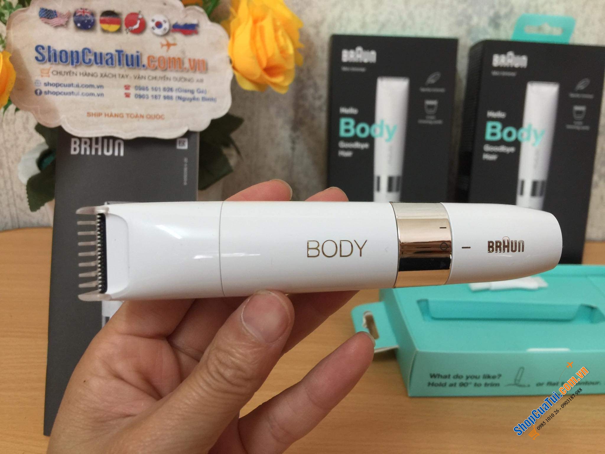 MÁY CẠO/TỈA LÔNG BRAUN BS1000.