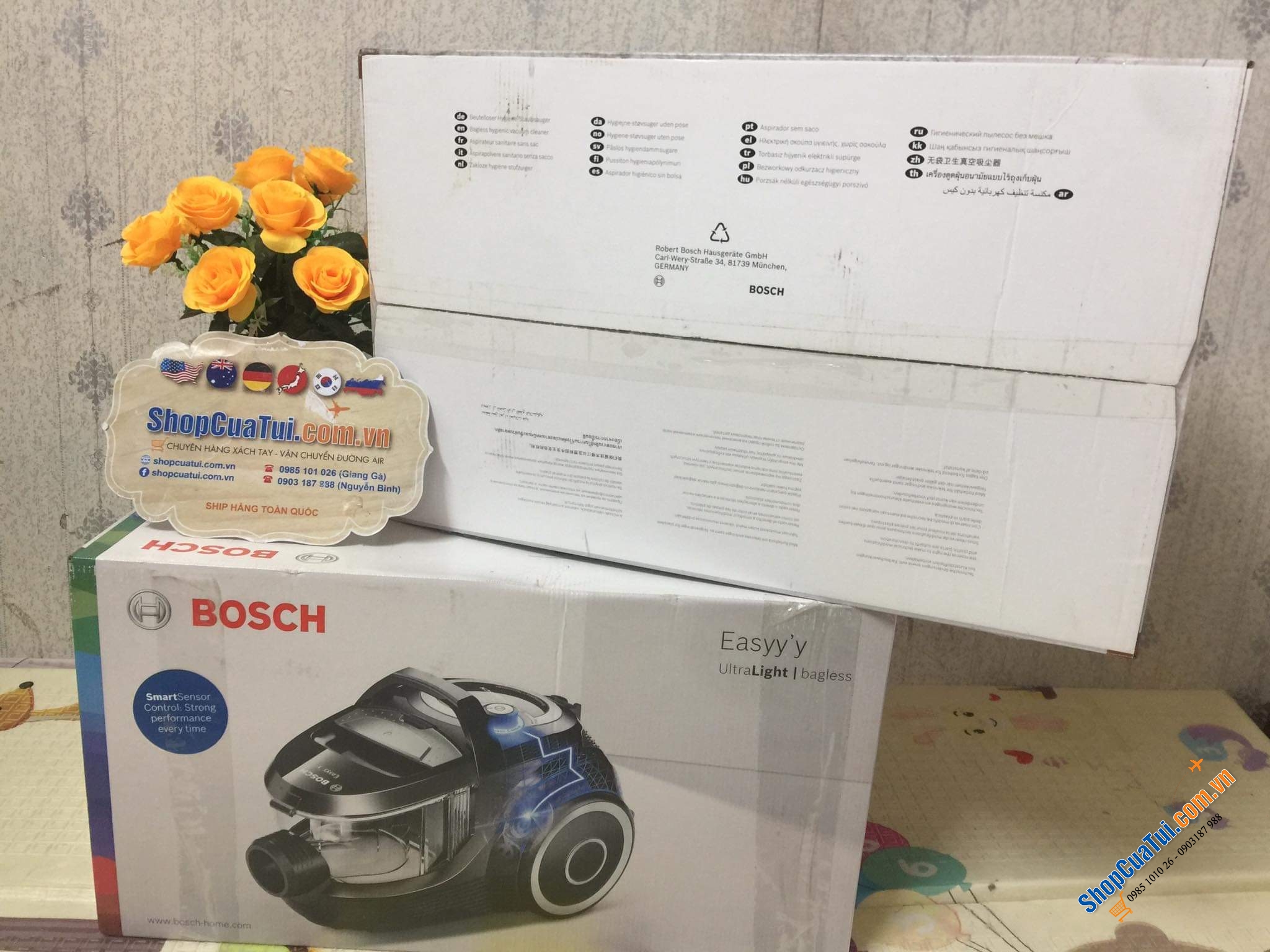 Máy hút bụi Bosch BGS2UPWER1 2500W - Made in Poland - công suất cực lớn!