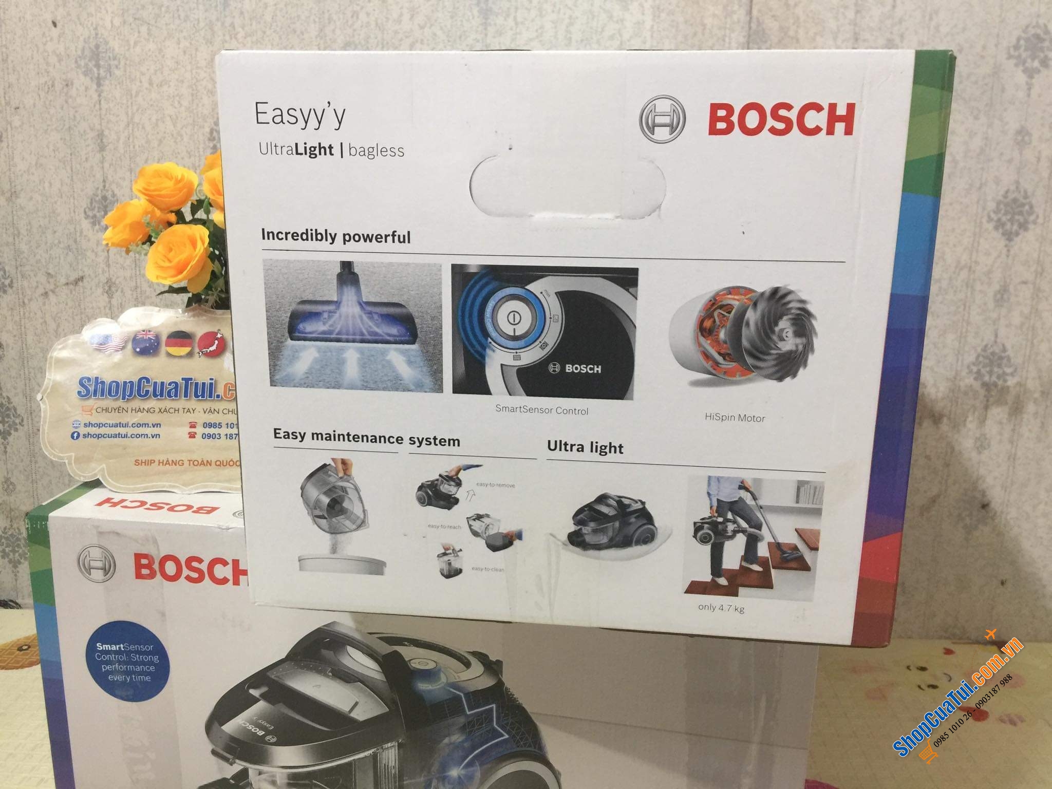Máy hút bụi Bosch BGS2UPWER1 2500W - Made in Poland - công suất cực lớn!