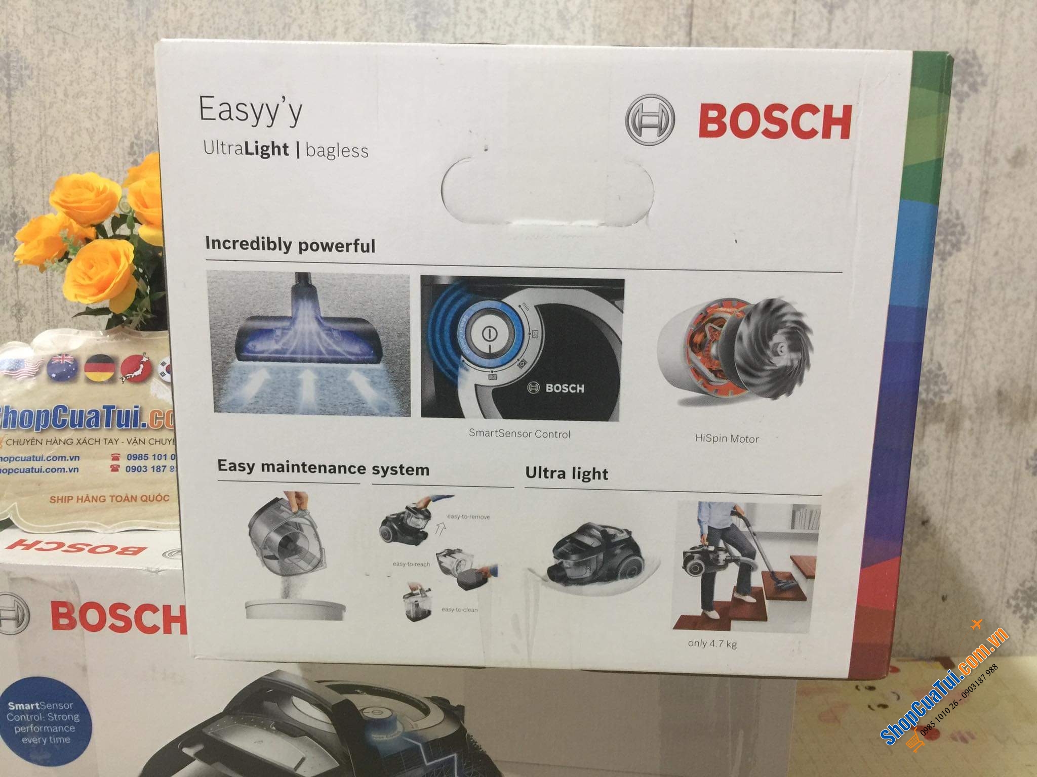 Máy hút bụi Bosch BGS2UPWER1 2500W - Made in Poland - công suất cực lớn!