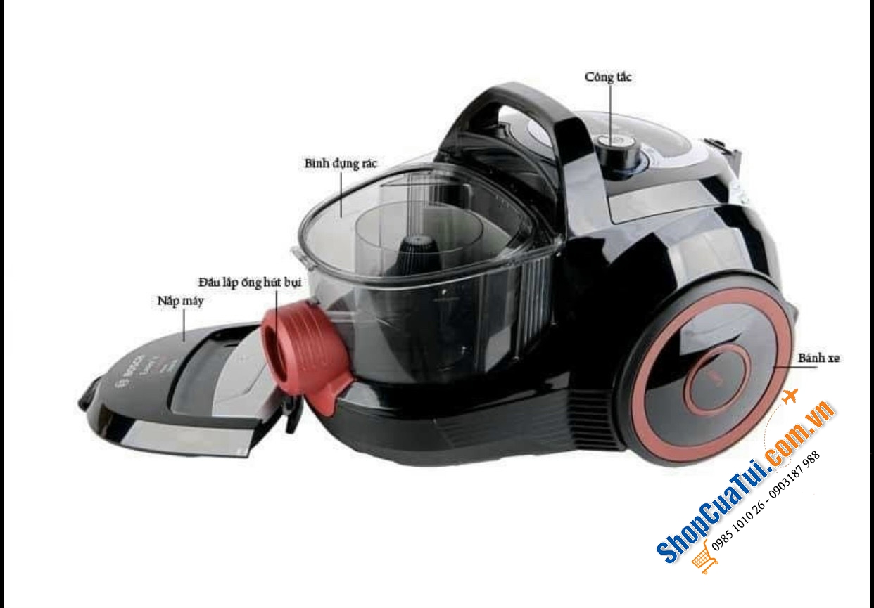 Máy hút bụi Bosch BGS2UPWER1 2500W - Made in Poland - công suất cực lớn!