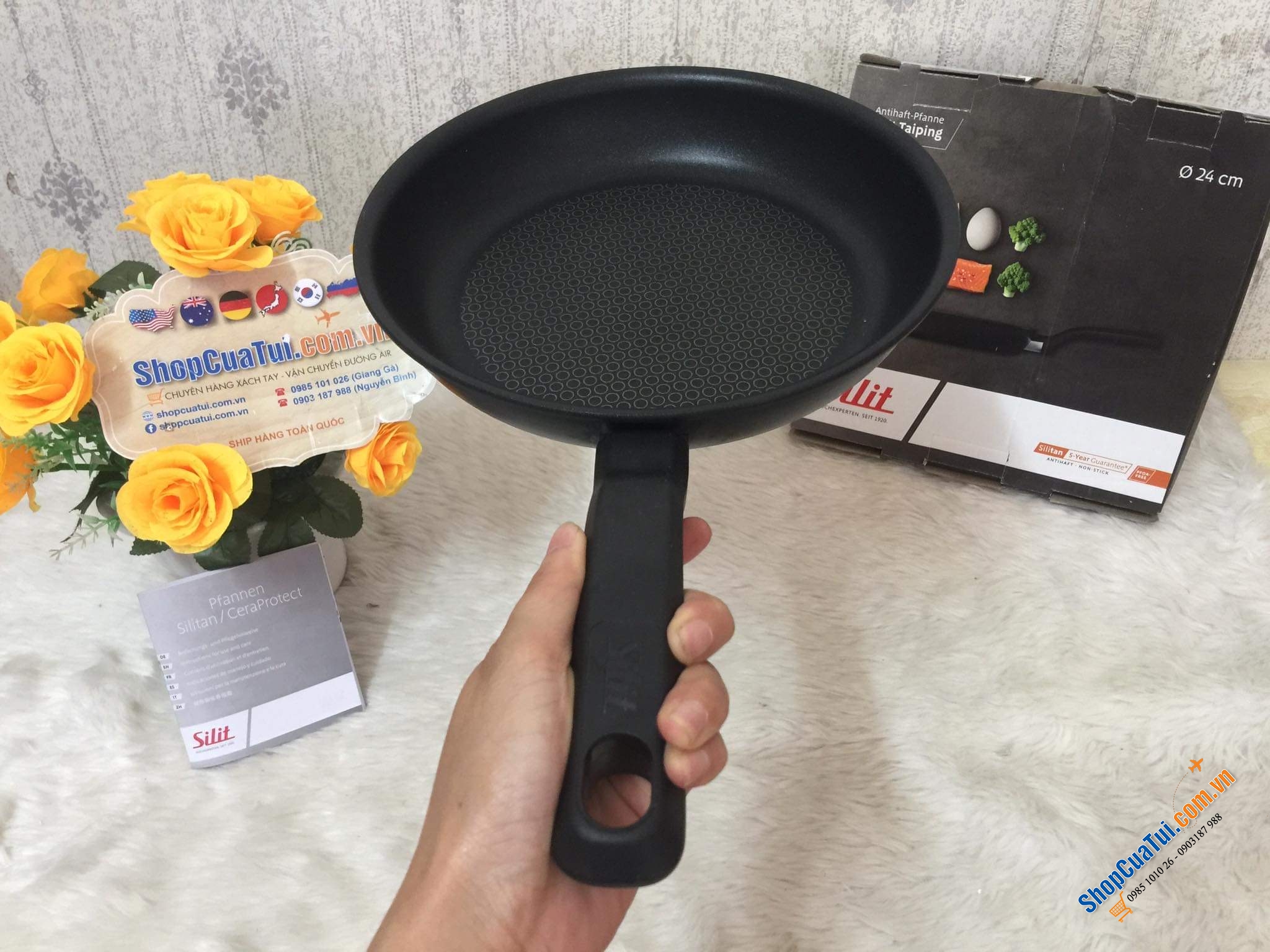 CHẢO RÁN SILIT TAIPING 24 CM - MADE IN FRANCE (PHÁP).
