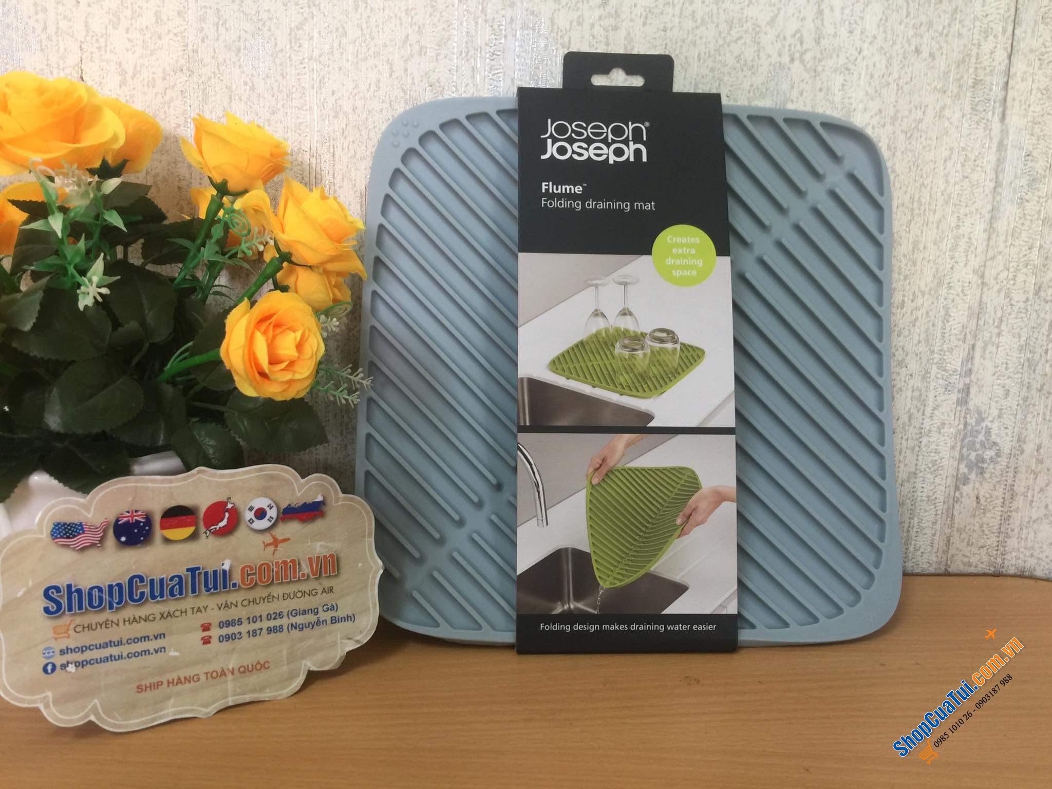 TẤM THẢM SILICON ÚP CỐC JOSEPH JOSEPH.