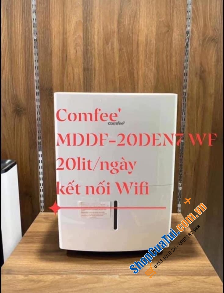 MÁY HÚT ẨM COMFEE mddf-20den7 wifi công suất hút 20 lít/24 giờ có kết nối wifi siêu hiện đại