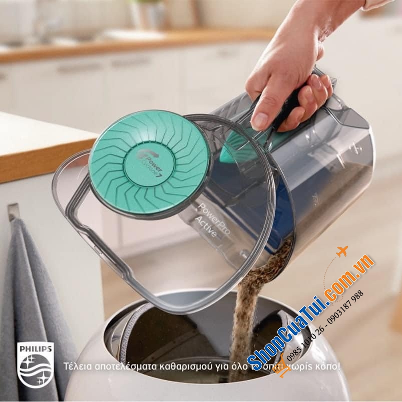 MÁY HÚT BỤI DÒNG CAO CẤP HIỆN ĐẠI NHẤT PHILIPS FC9553/09 - CÔNG SUẤT 900W, DUNG TÍCH HỘP CHỨA BỤI 1,5 LIT.