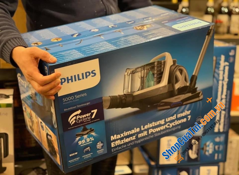 MÁY HÚT BỤI DÒNG CAO CẤP HIỆN ĐẠI NHẤT PHILIPS FC9553/09 - CÔNG SUẤT 900W, DUNG TÍCH HỘP CHỨA BỤI 1,5 LIT.