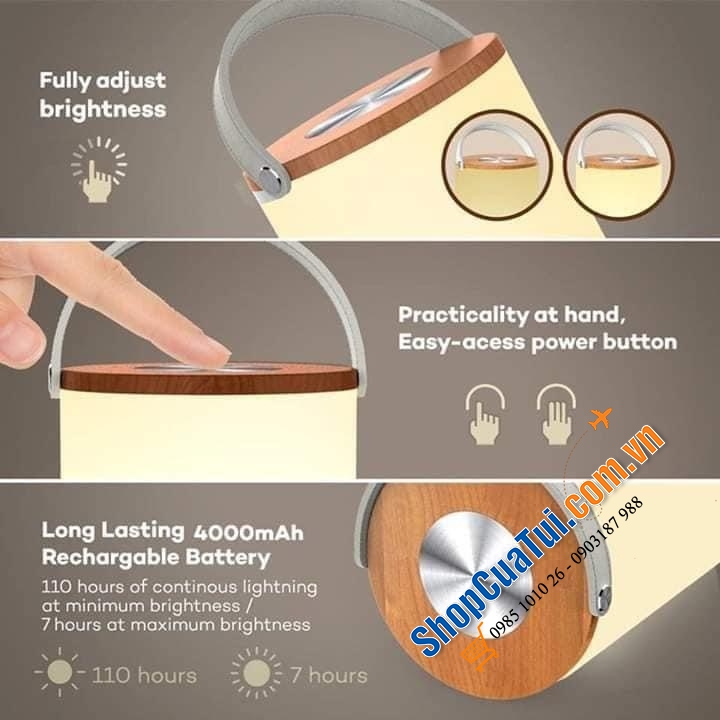 ĐÈN SẠC PIN ĐA NĂNG TAOTRONICS.