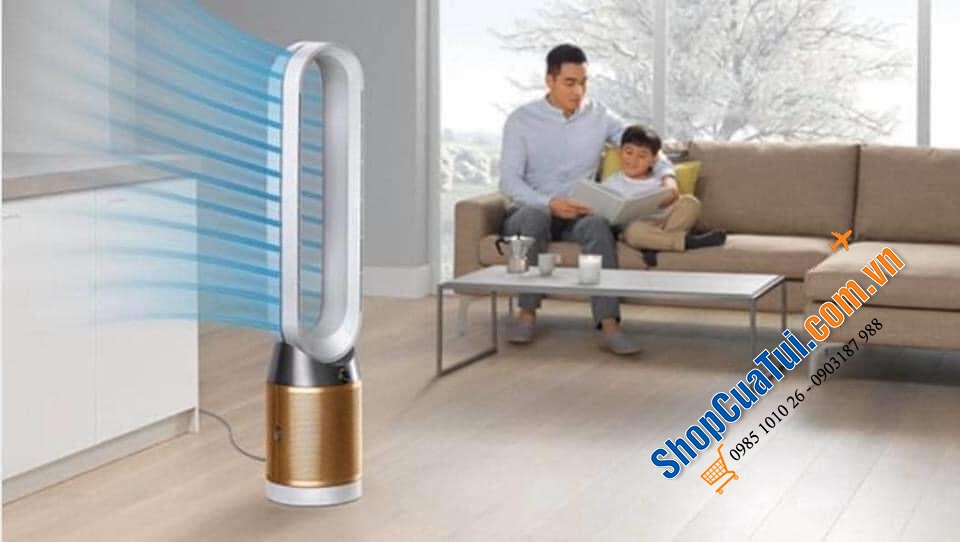 QUẠT DYSON TP06-2020 - Quạt DYSON PURE COOL CRYPTOMIC TP06 - MODEL QUẠT 2 in 1 MỚI NHẤT 2020 TÍCH HỢP LỌC KHÔNG KHÍ - Kèm 1 lõi lọc không khí