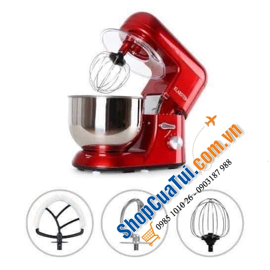 MÁY ĐÁNH TRỨNG TRỘN BỘT ĐA NĂNG KLARSTEIN BELLA PICO 1300W (đời mới 2020, công suất 1300W lớn hơn mẫu cũ 1200W Bella Rossa)