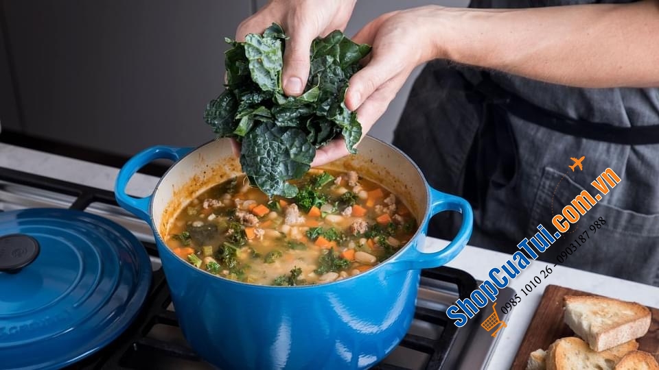 NỒI Le Creuset sz 22 cm - Xanh Marseille.