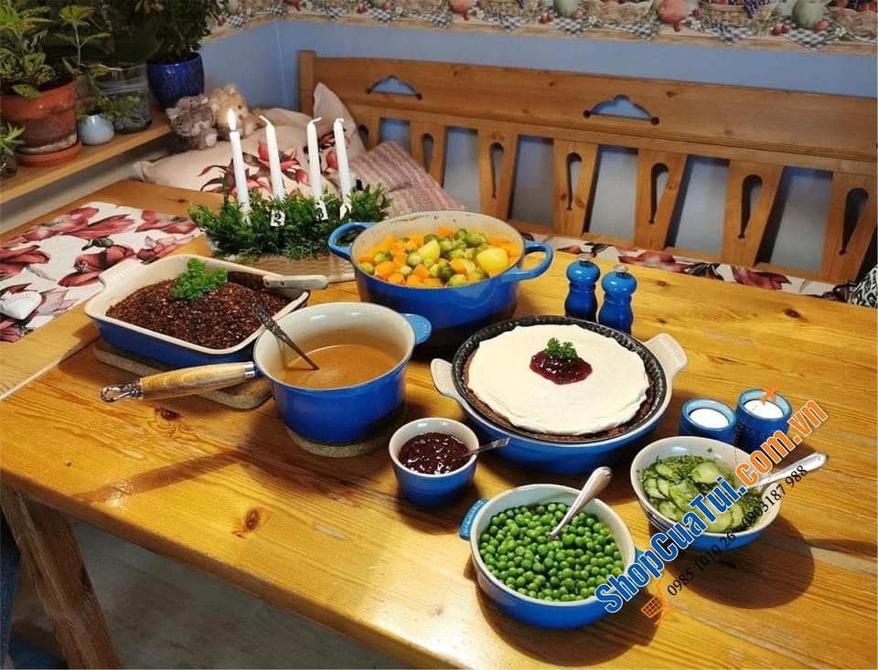 NỒI Le Creuset sz 22 cm - Xanh Marseille.