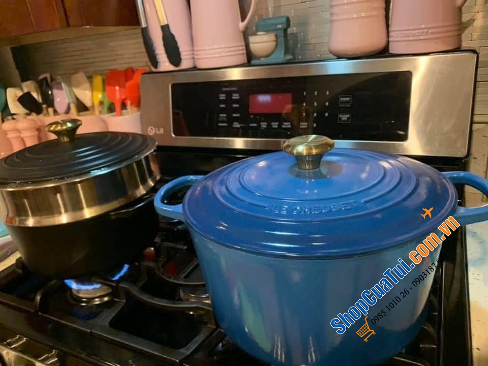 NỒI Le Creuset sz 22 cm - Xanh Marseille.