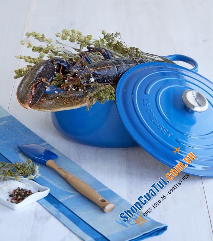 NỒI Le Creuset sz 22 cm - Xanh Marseille.